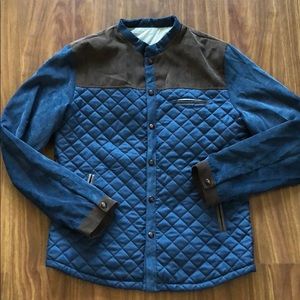 Blue/Brown Quilted Jacket